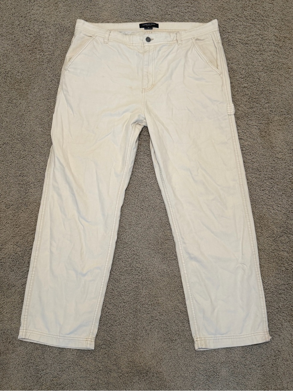 Cotton On Men's Light Cream Chinos